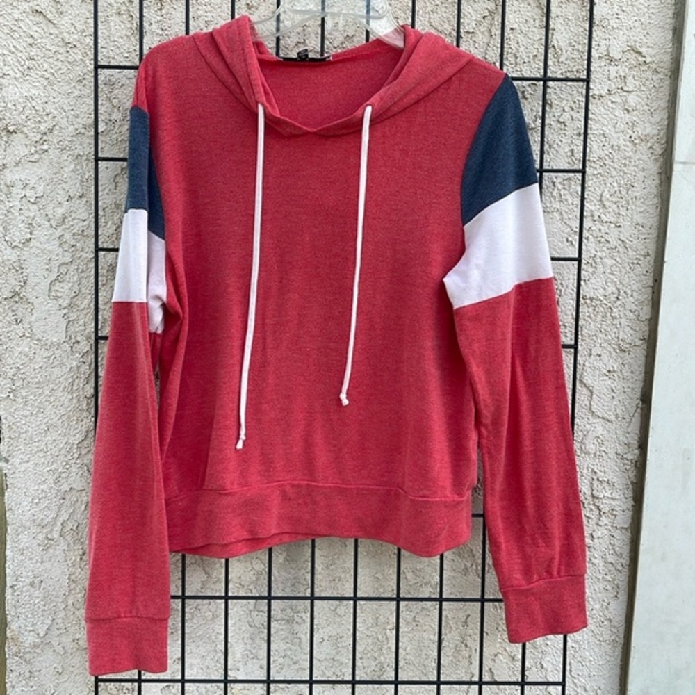 Purple Snow women’s long sleeve hooded T-shirt size XL